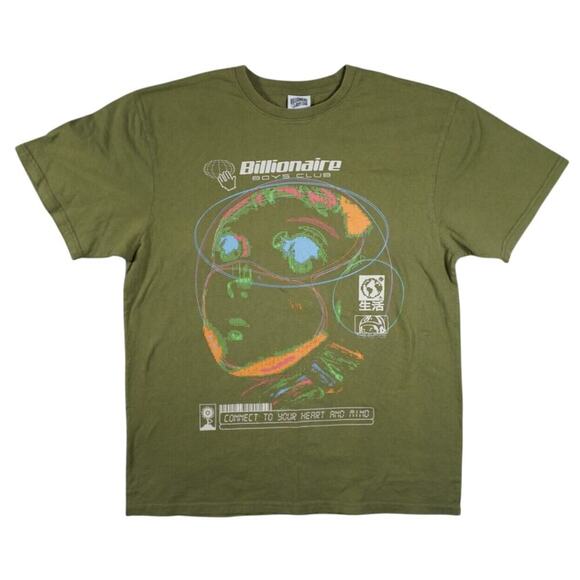 Vintage Billionaire Boys Club Graphic T-Shirt Men’s XL Green – Pharrell BBC - Picture 2 of 6